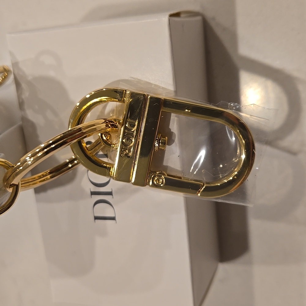 Brand New In Box Dior JADORE Holder Key Clasp Keychain Gold DIOR Jadore Holder - Picture 4 of 11